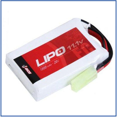 Echo1 11.1v 1300mAh 20c Brick LiPo - LIPO 4