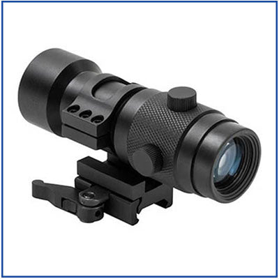 NcStar - 3X Magnifier with Flip-to-Side - QR Mount